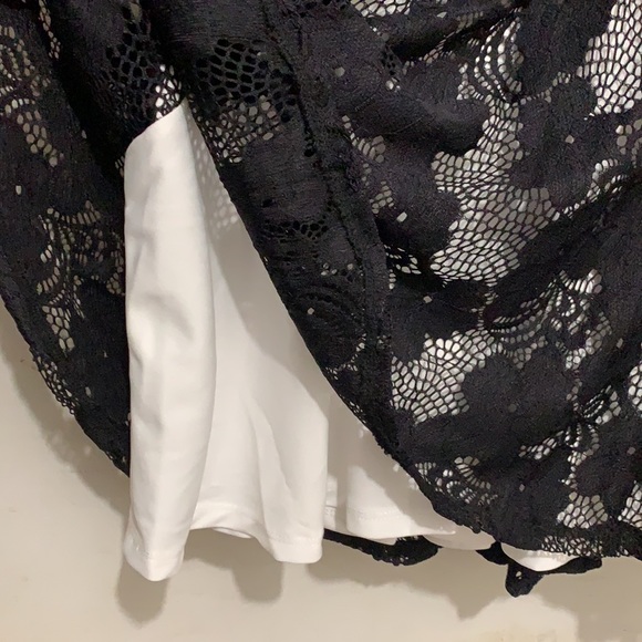 Tiana B. Black Lace Knit Dress - Picture 14 of 16